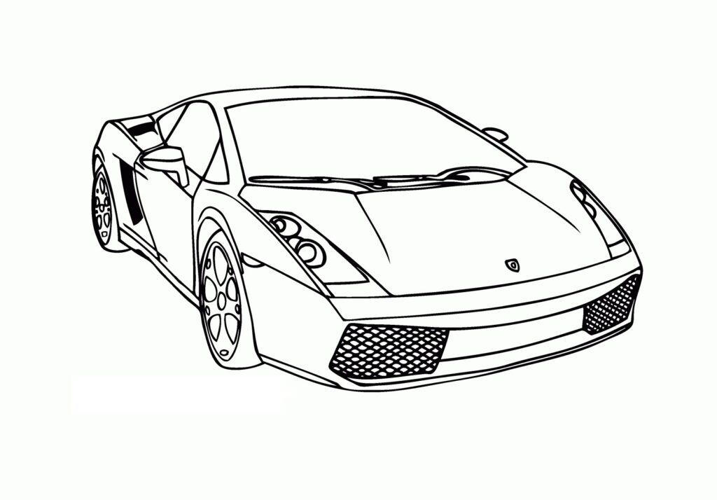 Free Printable Lamborghini Coloring Pages For Kids