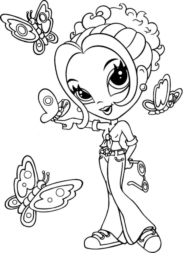 Free Printable Lisa Lisa Frank Coloring Pages