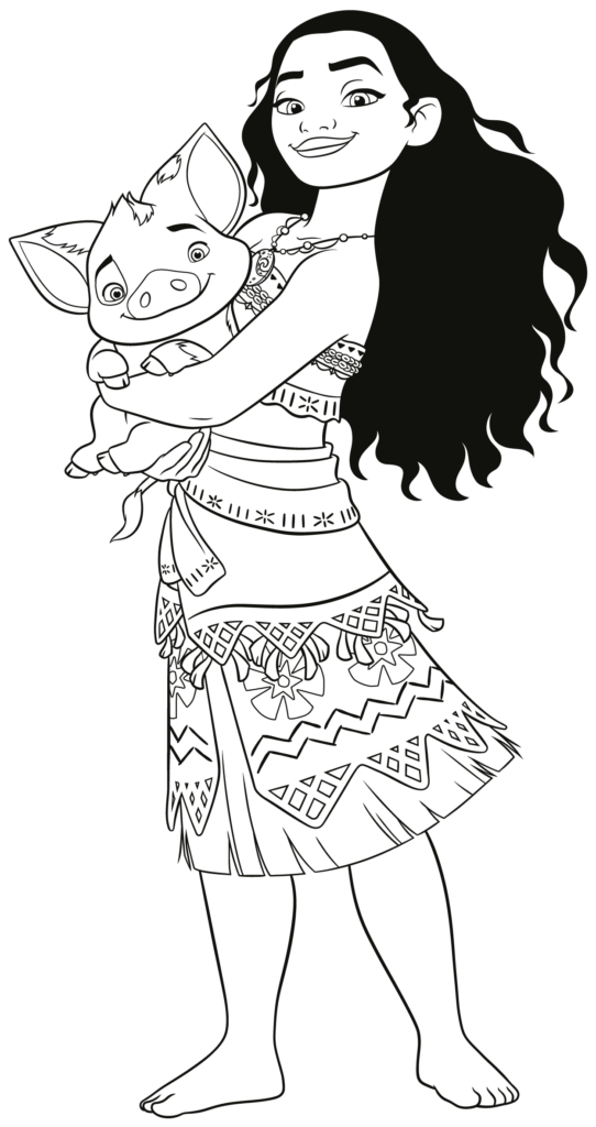 Free Printable Moana Coloring Pages