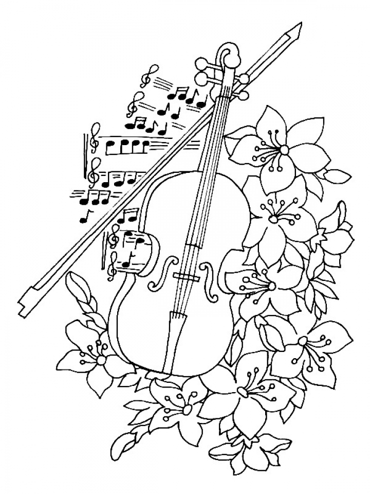 Free Printable Music Coloring Pages For Kids