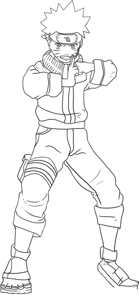 Free Printable Naruto Coloring Pages For Kids