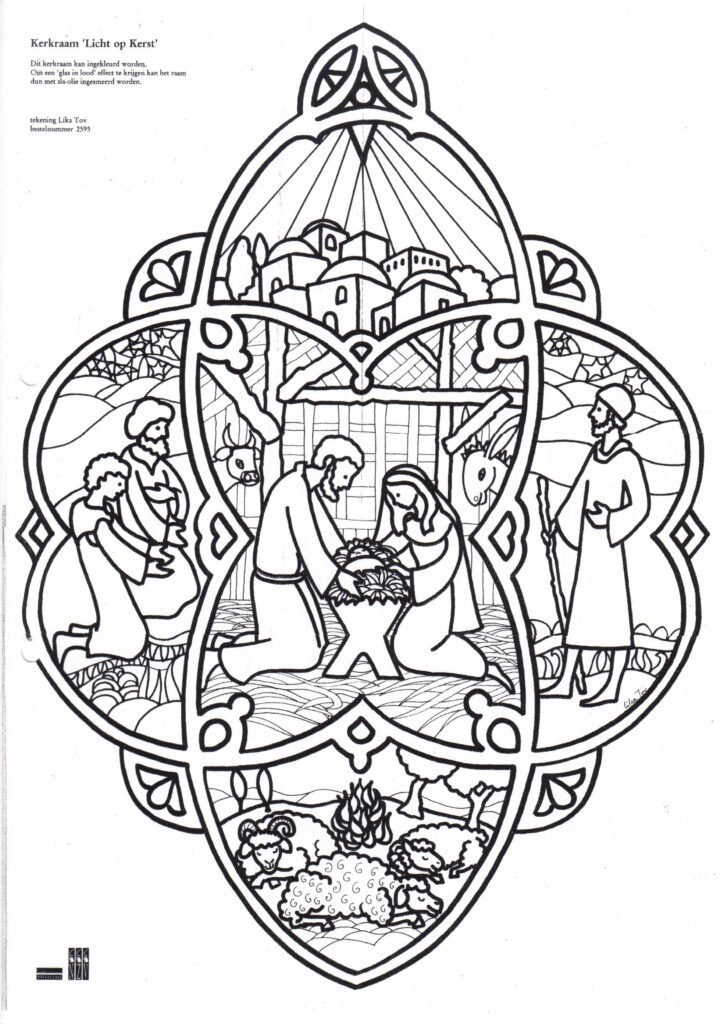 Free Printable Nativity Coloring Page