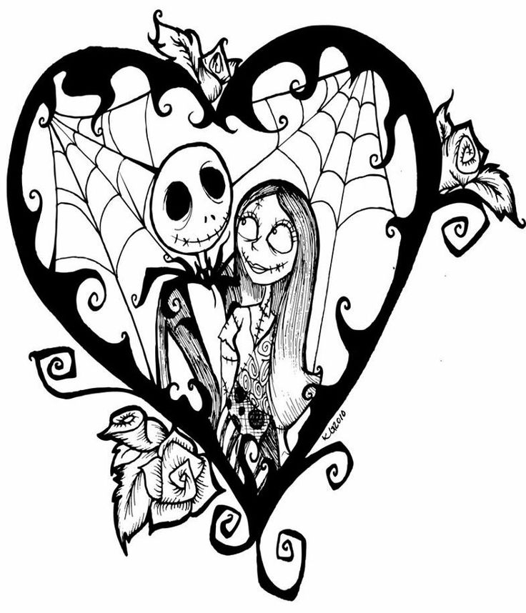 Free Printable Nightmare Before Christmas Coloring Pages Best 