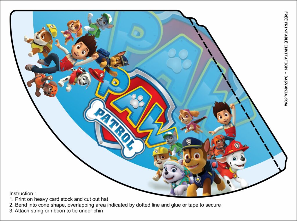 Free Printable Paw Patrol Birthday Party Kits Templates Bagvania