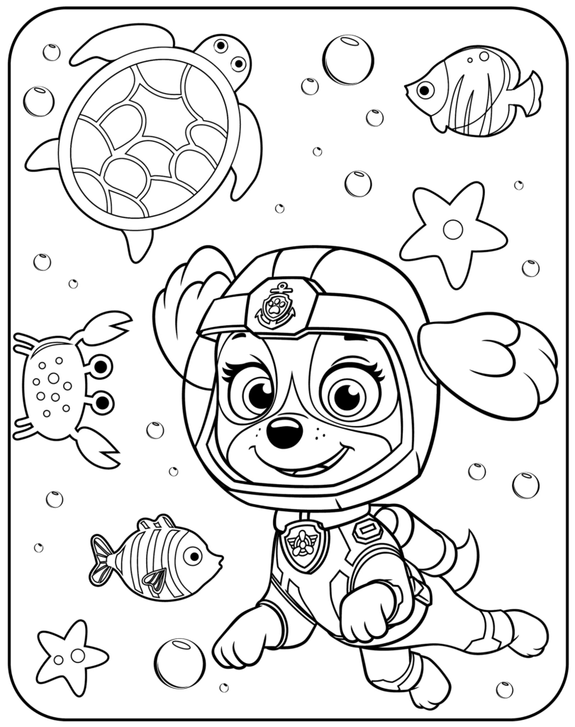 Free Printable Paw Patrol Coloring Sheets