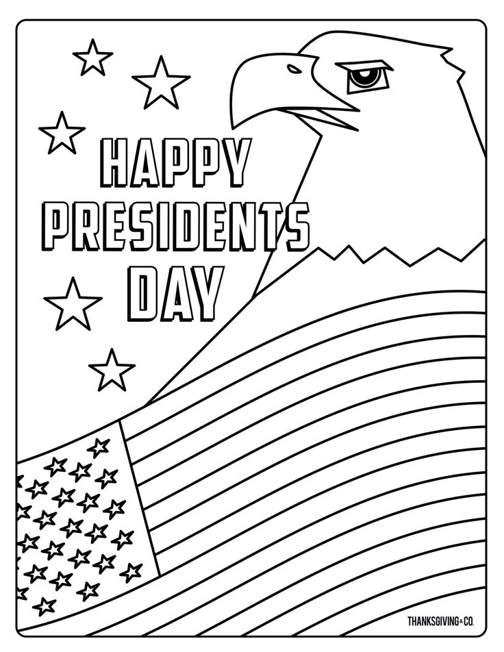 Free Printable Presidents Day Coloring Pages