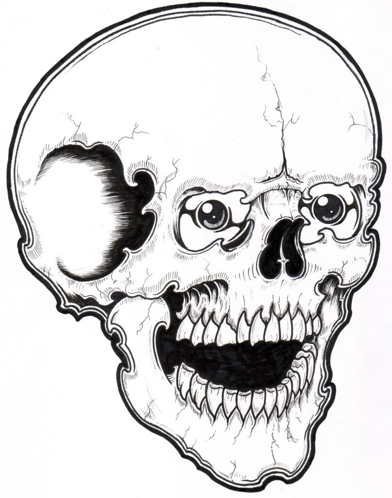 Free Printable Skull Coloring Pages For Kids