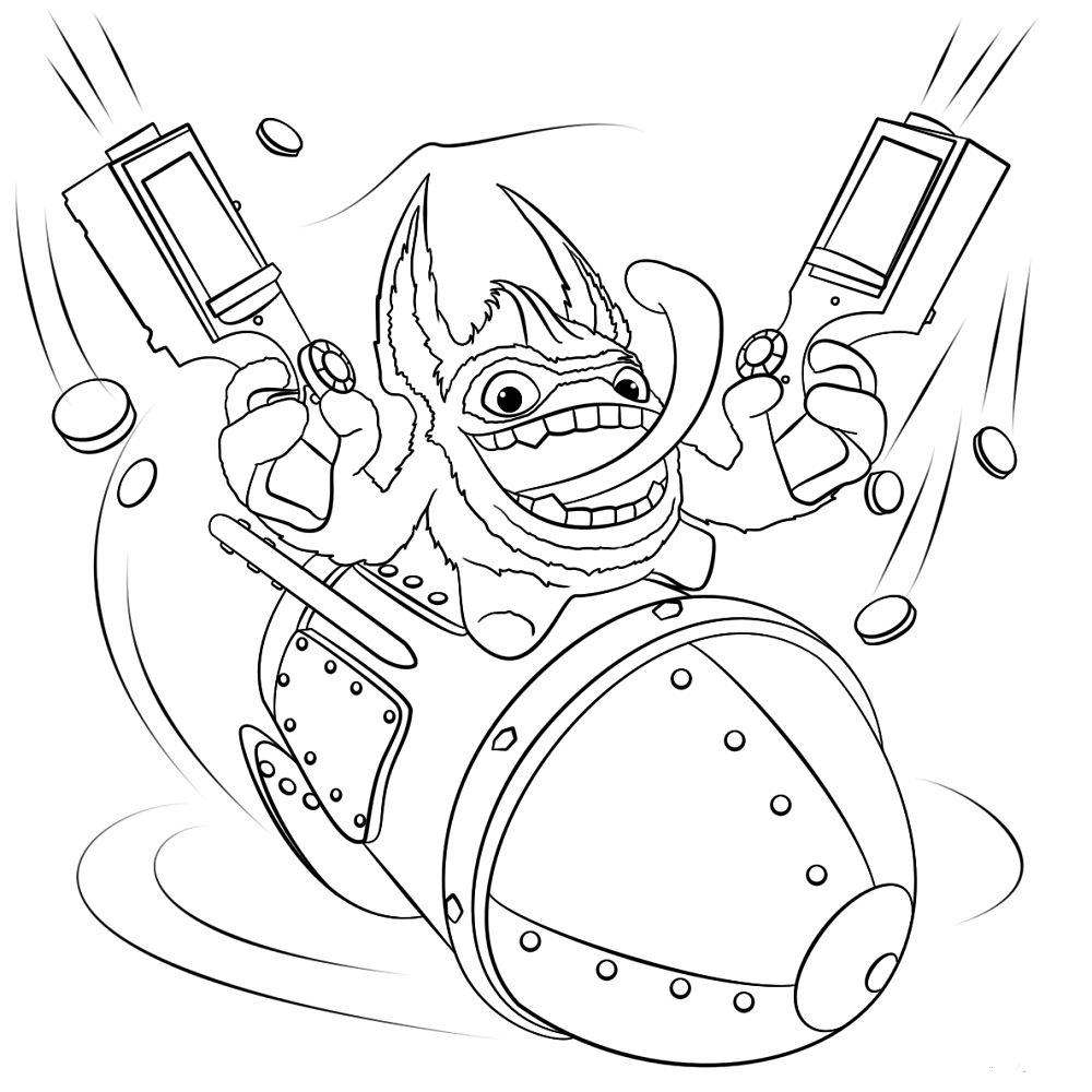 Free Printable Skylanders Coloring Pages ScribbleFun