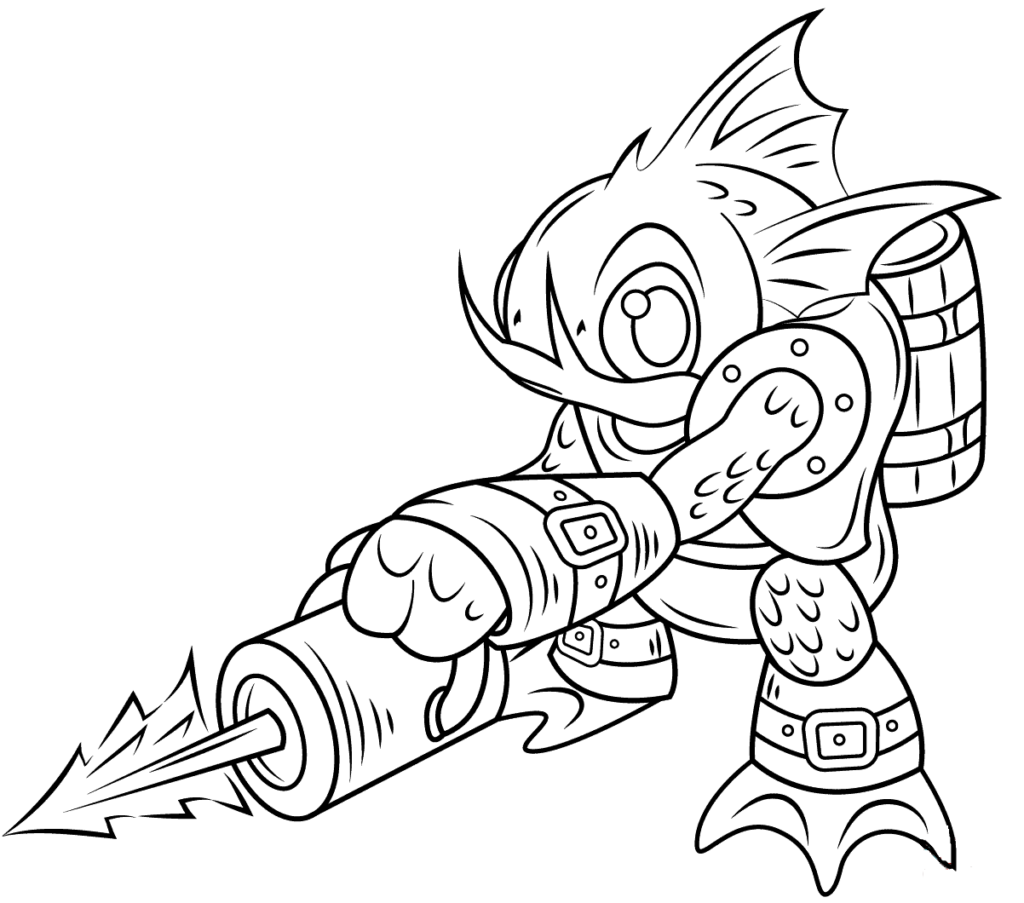 Free Printable Skylanders Coloring Pages ScribbleFun