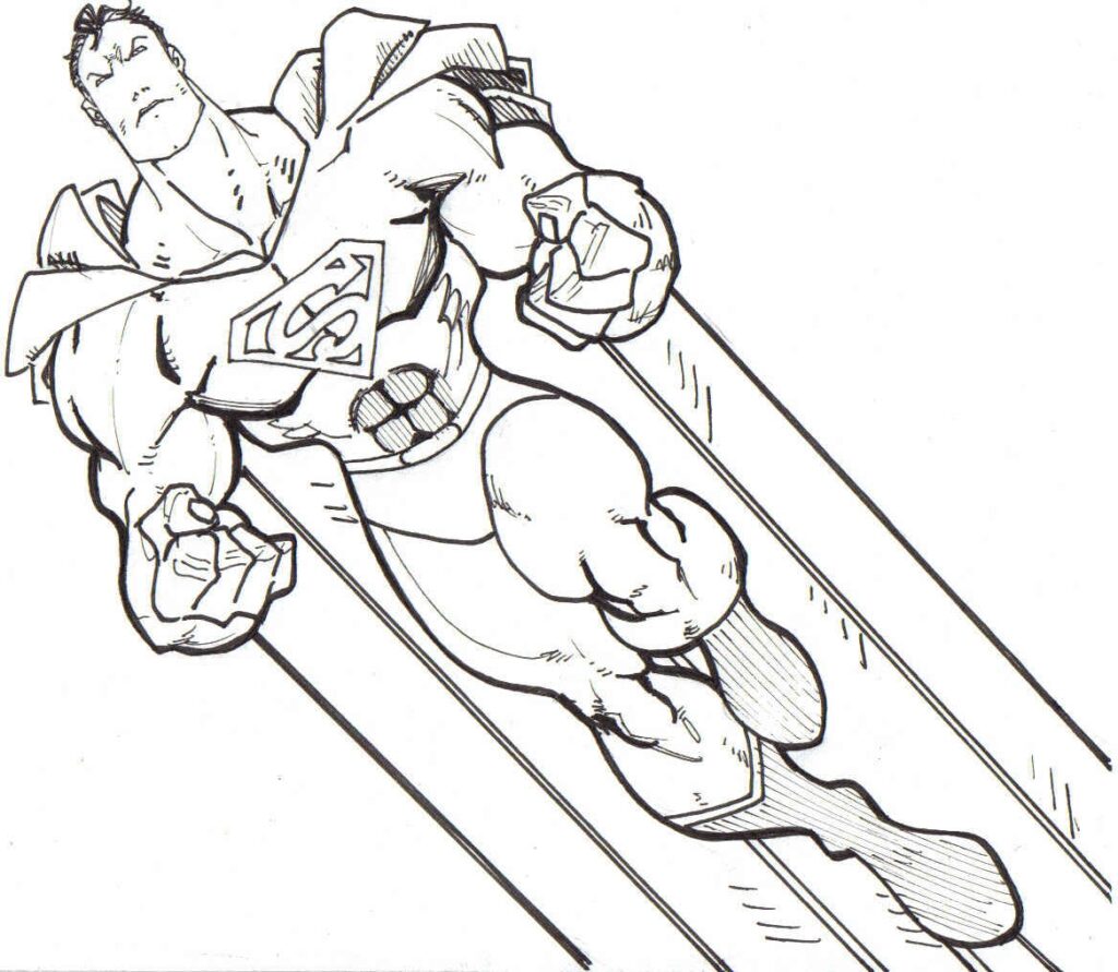 Free Printable Superman Coloring Pages For Kids