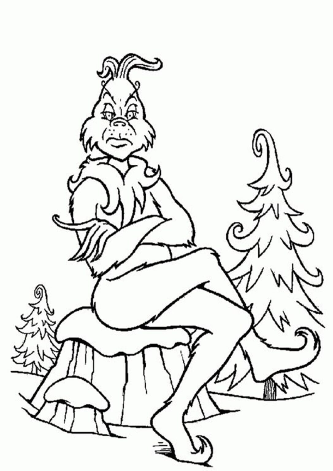 Free Printable Grinch Coloring Pages We Love Printables