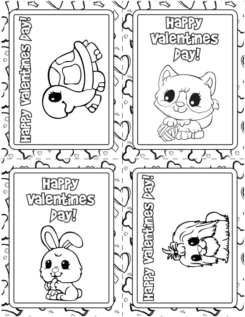 Free Printable Valentine Coloring Pages