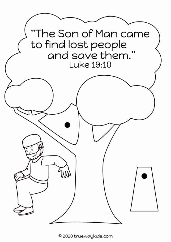 Free Printable Zacchaeus Craft Customize And Print