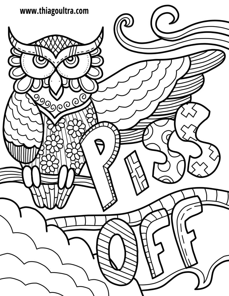 Free Swear Word Coloring Pages At GetColorings Free Printable 