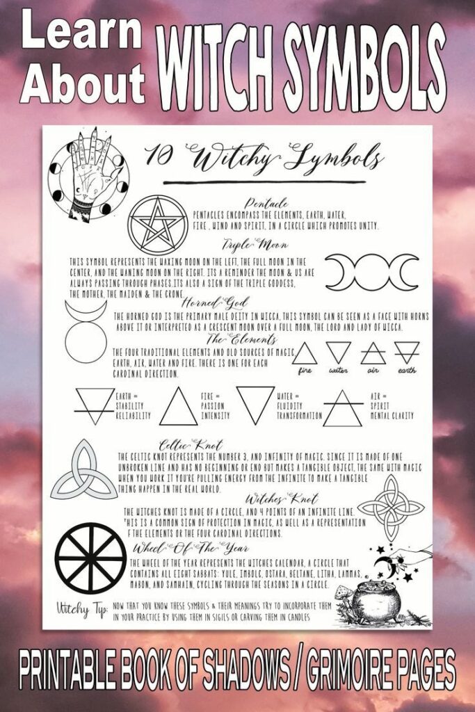 Free Witchcraft Printables