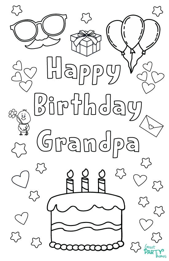 Grandpa Birthday Card Printable Customize And Print