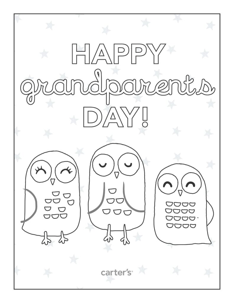 Grandparents Day Crafts Printables