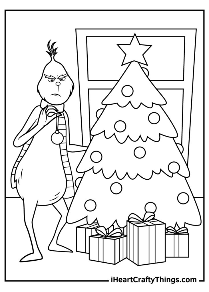 Grinch Coloring Pages Updated 2021 