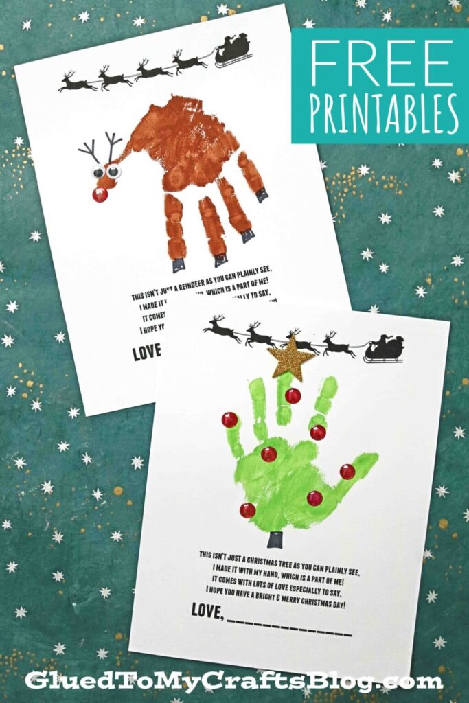 Handprint Holiday Poems For Christmas