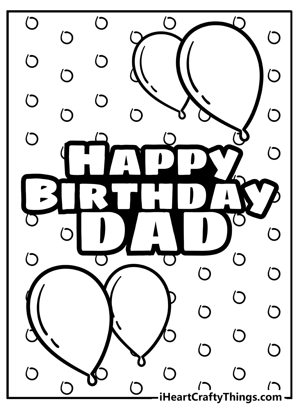 Happy Birthday Dad Printable Cards