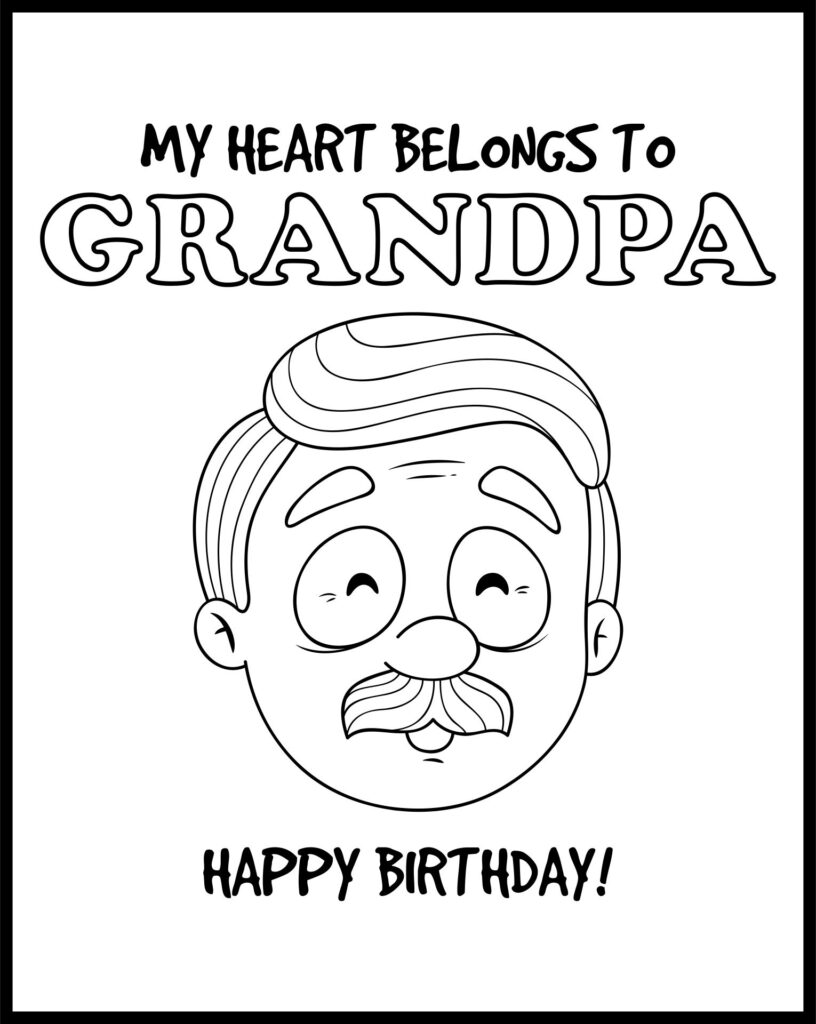 Happy Birthday Grandpa 10 Free PDF Printables Printablee