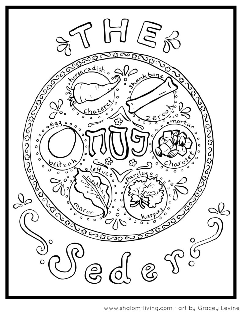 Happy Passover Coloring Pages At GetColorings Free Printable 