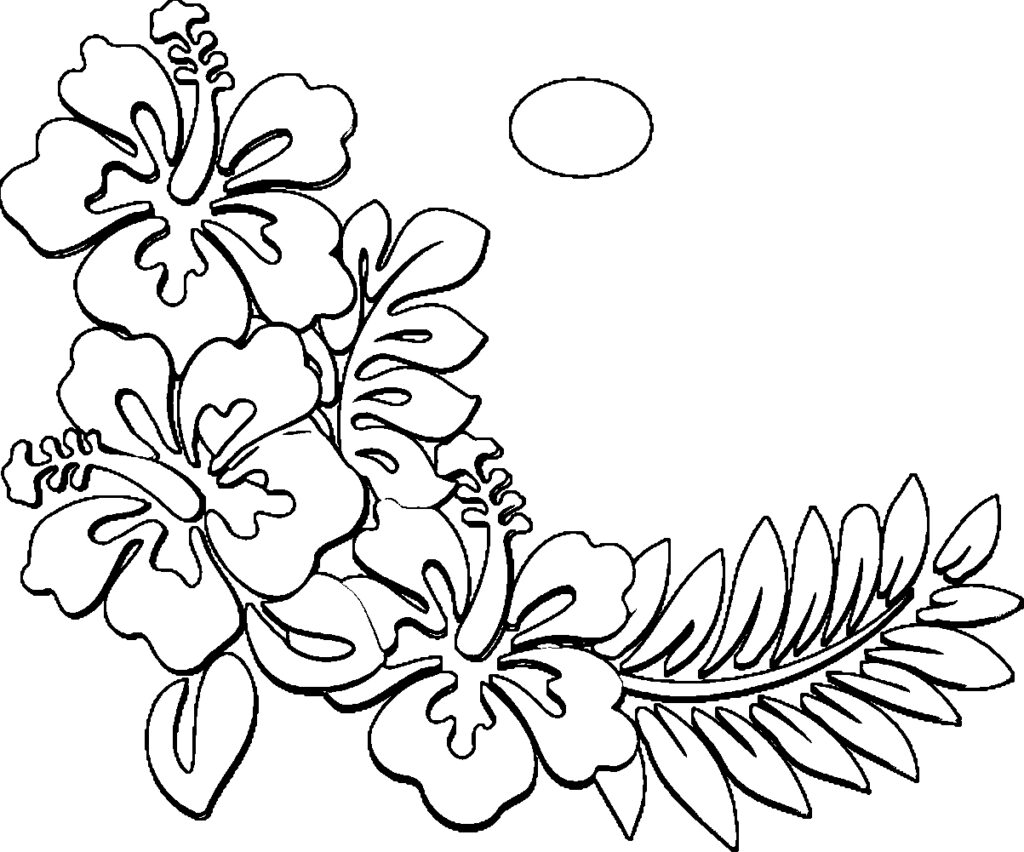 Hawaii Coloring Pages For Adults Free Coloring Page Printable