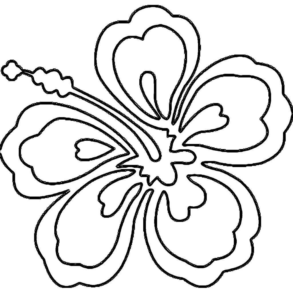 Hawaiian Printable Coloring Pages