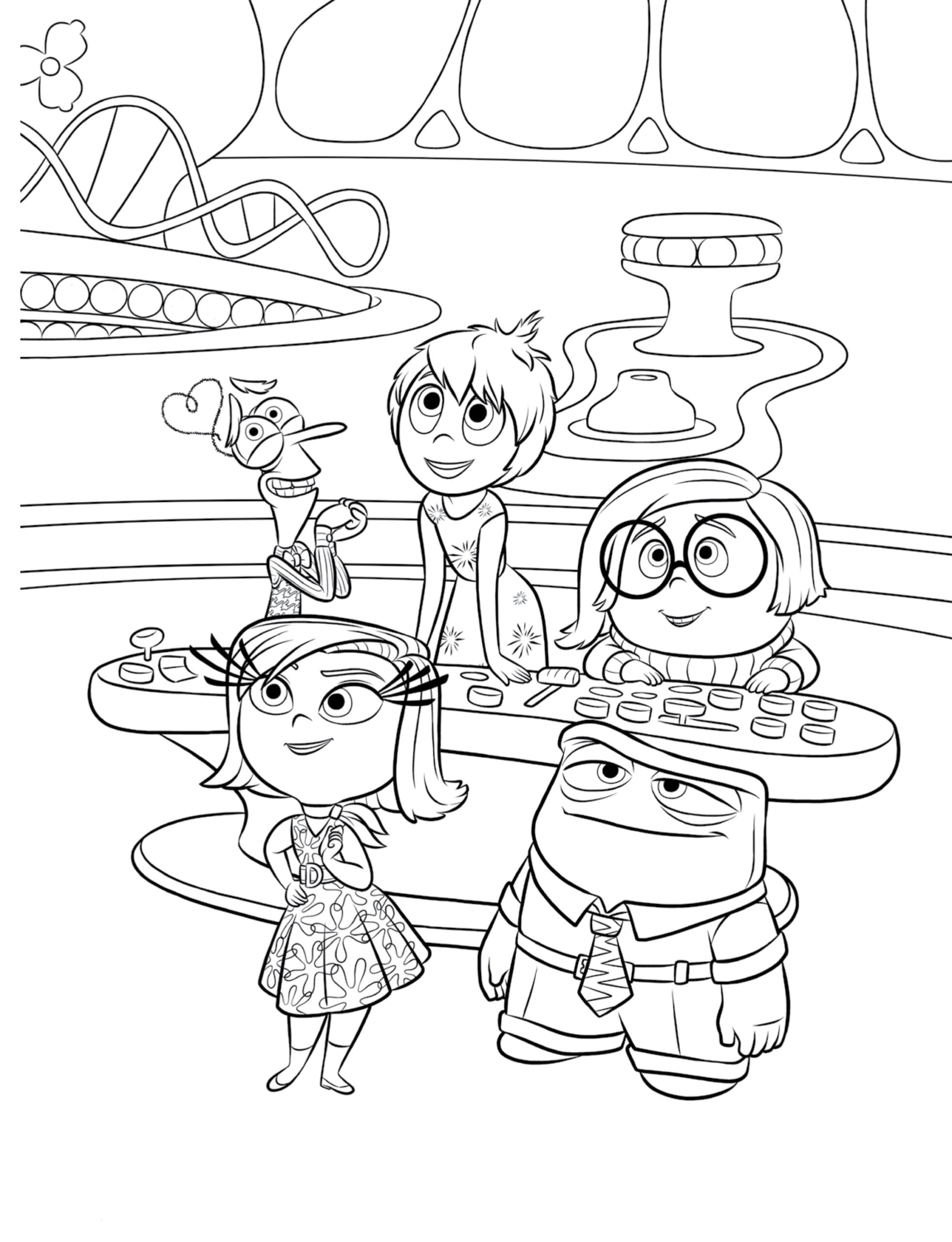 Inside Out Coloring Pages Best Coloring Pages For Kids