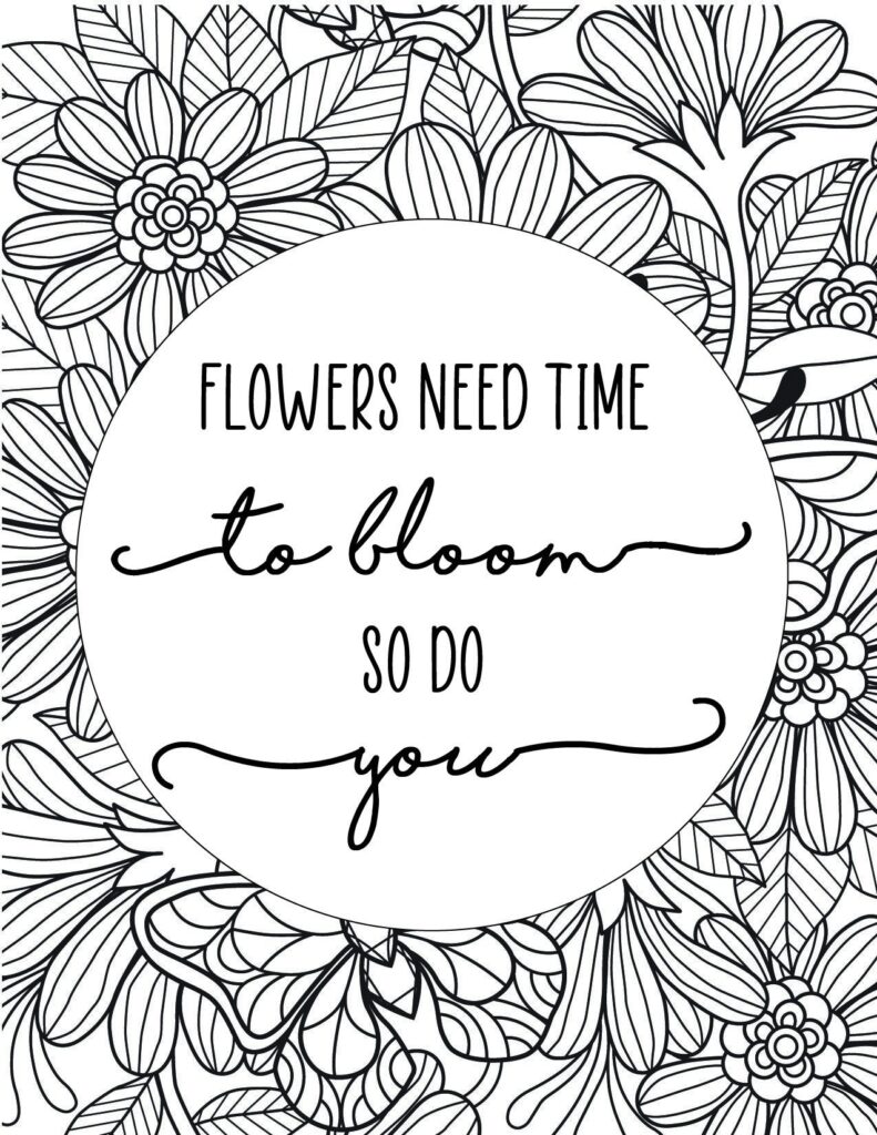 Inspirational Coloring Pages Printable