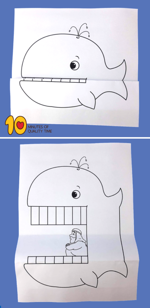 Jonah And The Whale Craft Printable