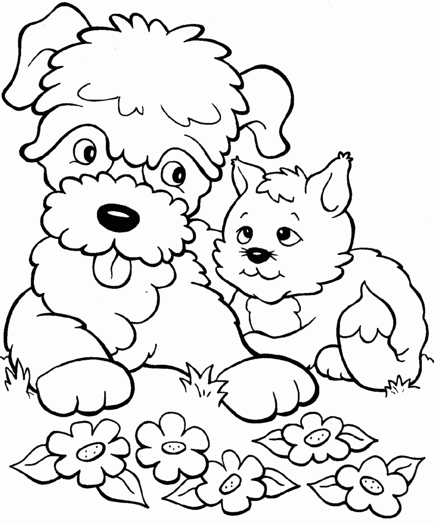 Kitten Printable Coloring Pages