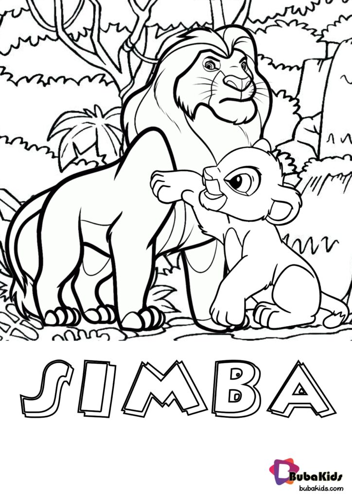 Lion King Printable Coloring Pages