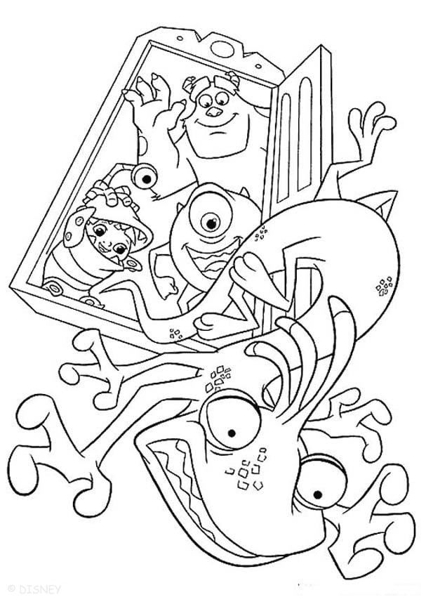 Monsters Inc Coloring Pages Best Coloring Pages For Kids