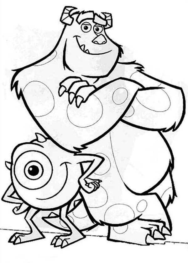 Monsters Inc Printable Coloring Pages Printable Kids Entertainment