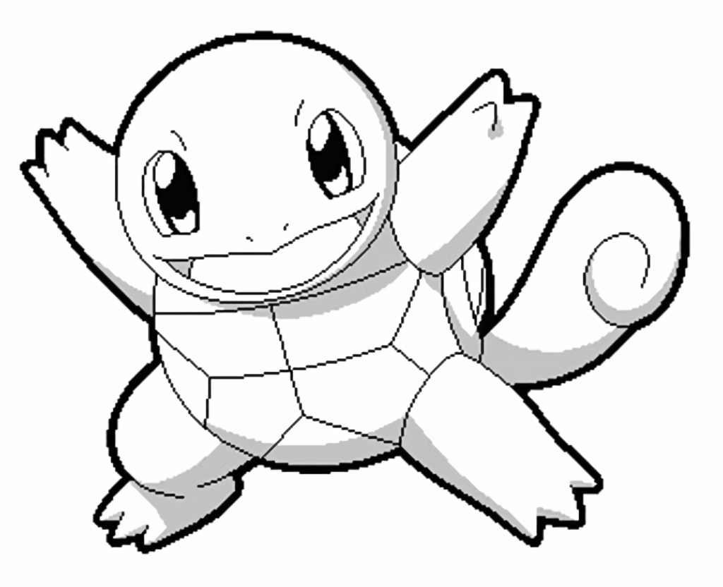 New Squirtle Coloring Pages Download Free Pokemon Coloring Pages