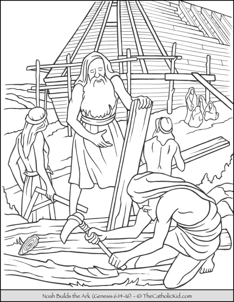 Noah Dove Olive Branch Coloring Page Thecatholickid Com Artofit