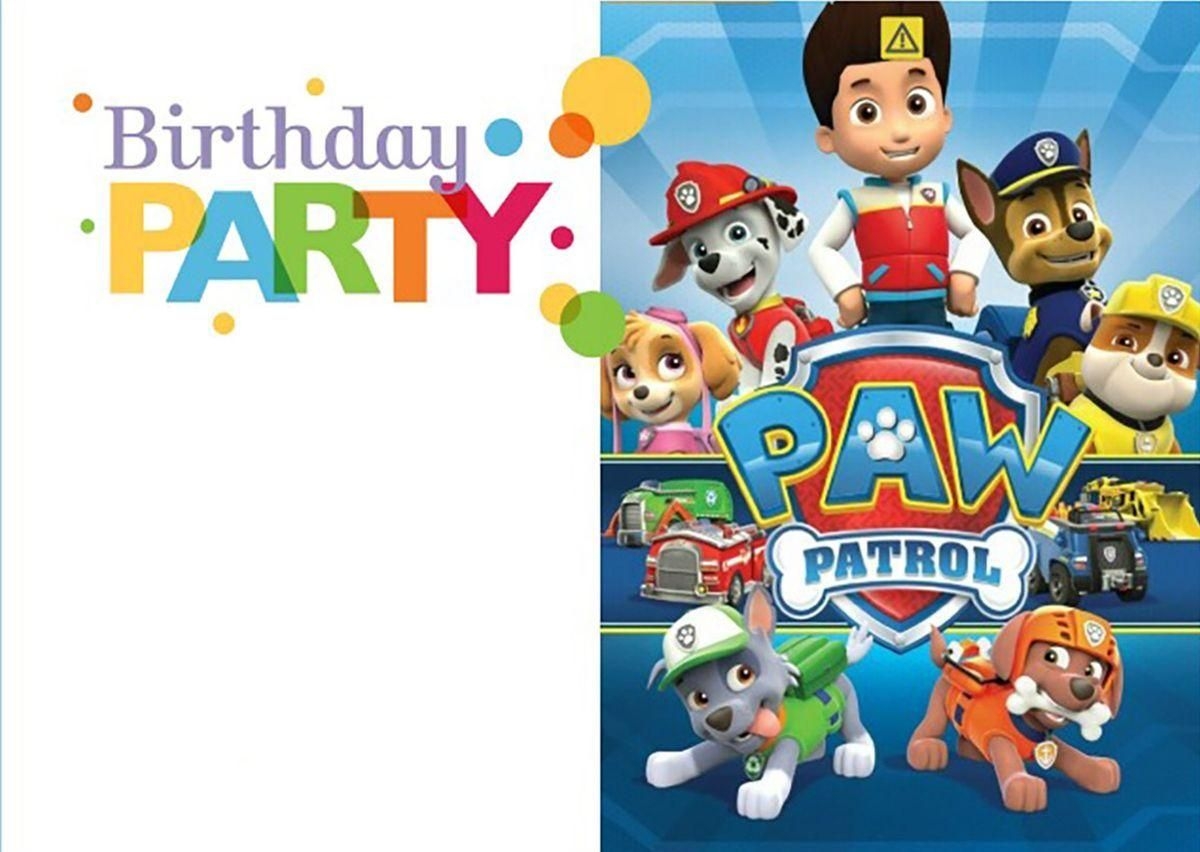 Paw Patrol Birthday Printables