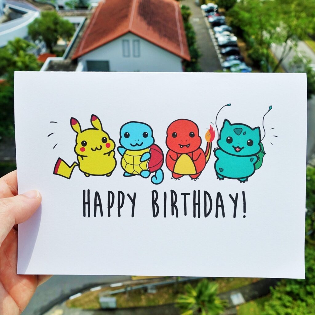 Pokemon Birthday Cards Free Printable