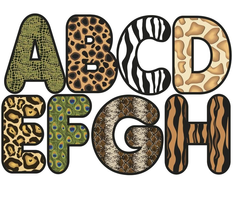 Printable Animal Letters