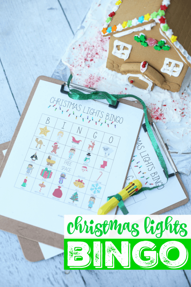 Printable Christmas Lights Bingo Game I Can Teach My Child 