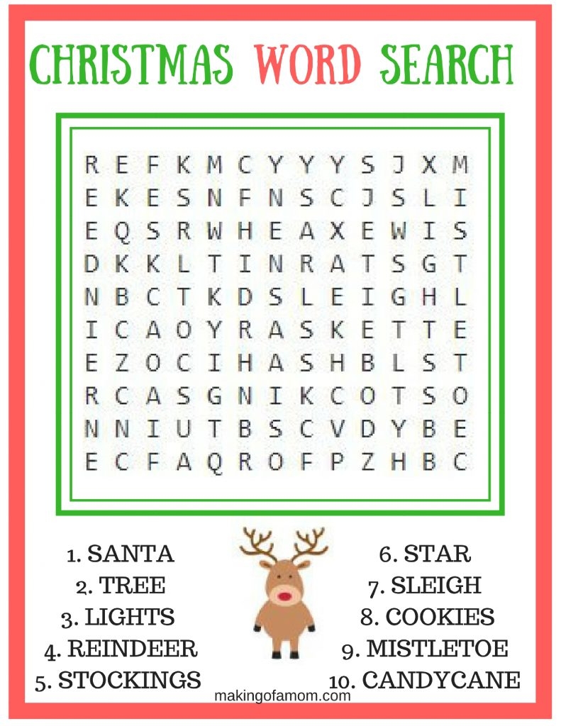 Printable Christmas Puzzles