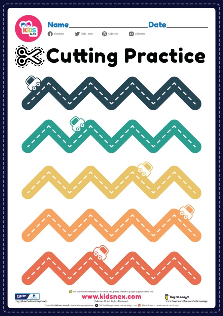 Printable Cutting Practice Sheets