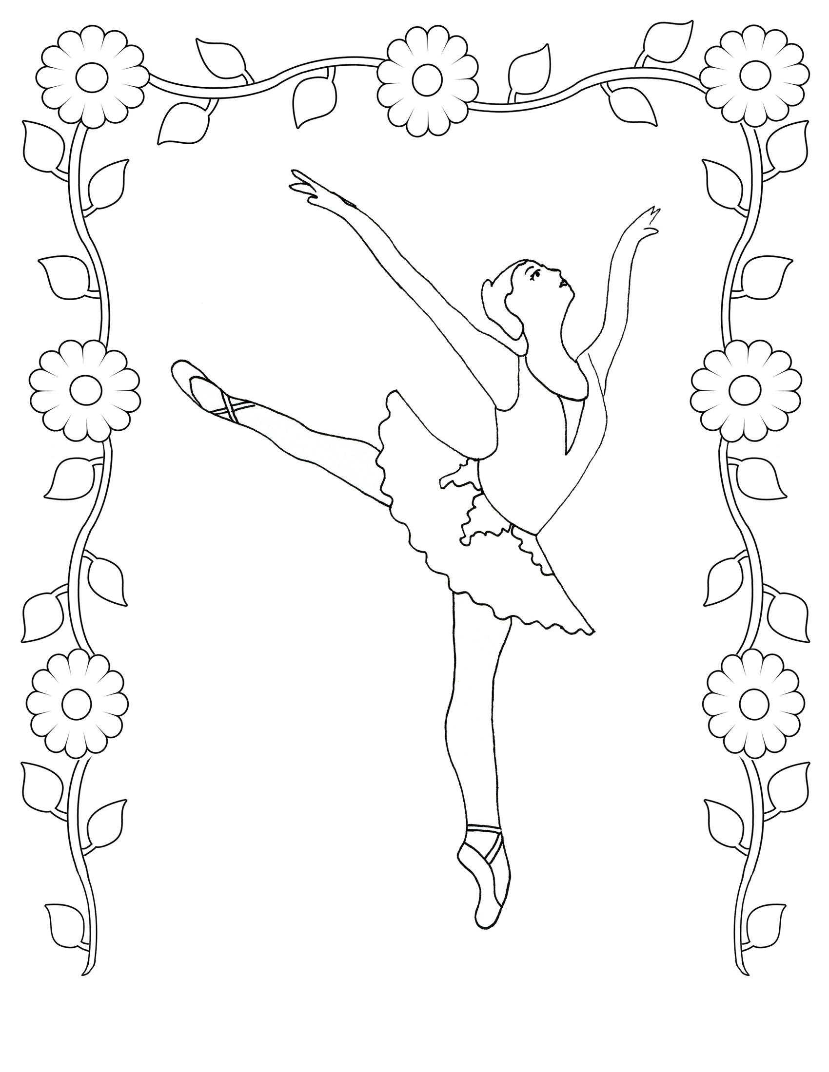 Printable Dance Coloring Pages Printable Word Searches