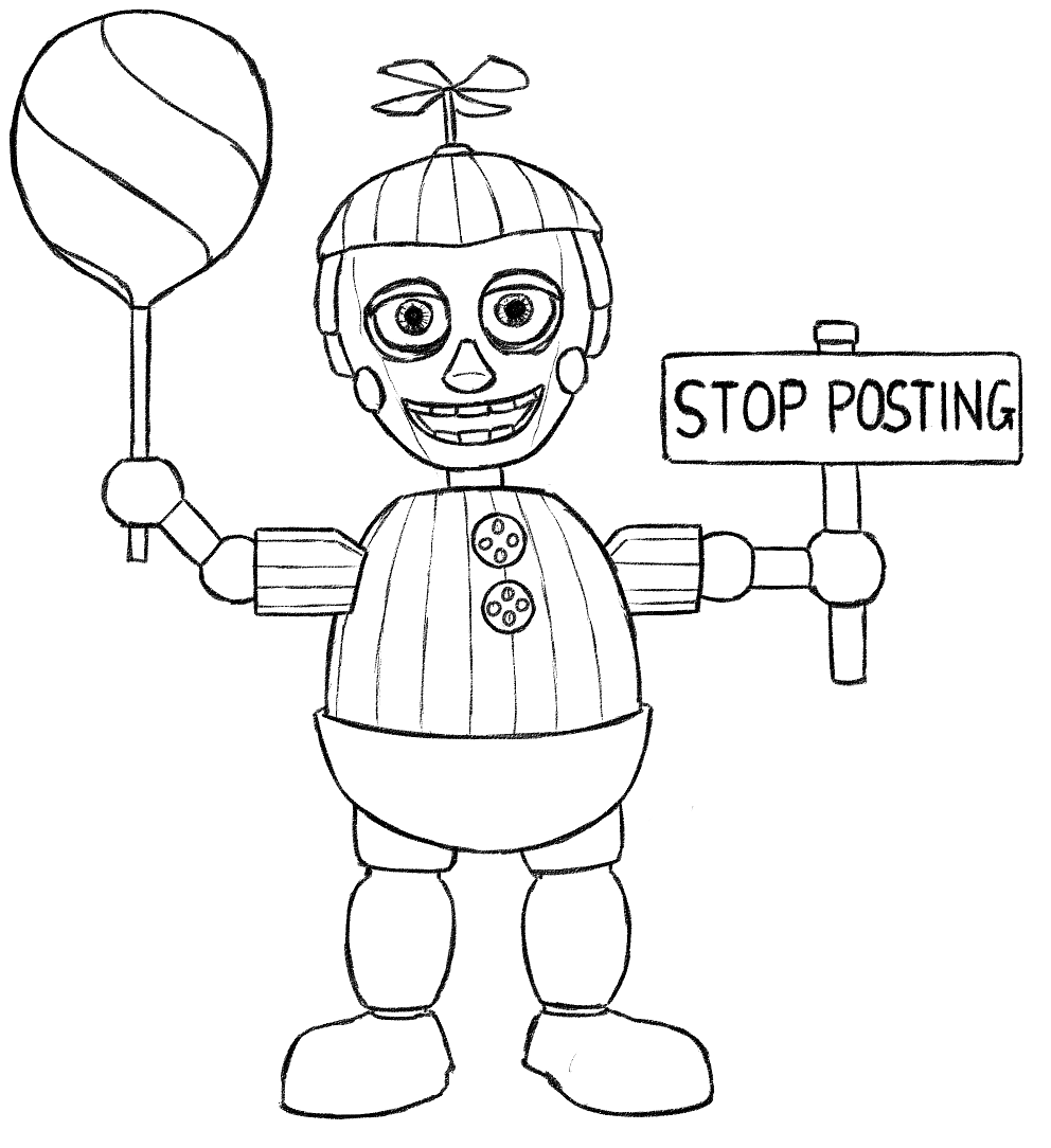 Printable Five Nights At Freddy s Coloring Pages