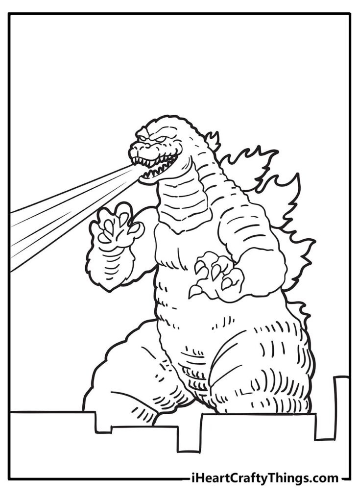 Printable Godzilla Coloring Pages Updated 2022 Monster Coloring 