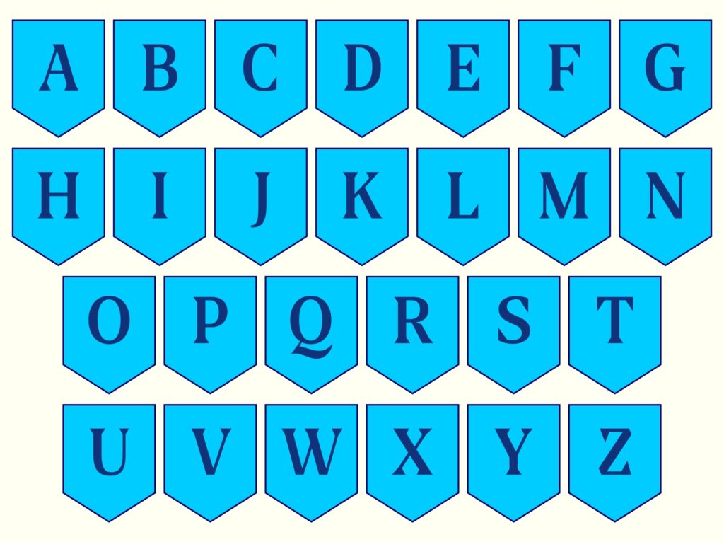 Printable Letters For Banner