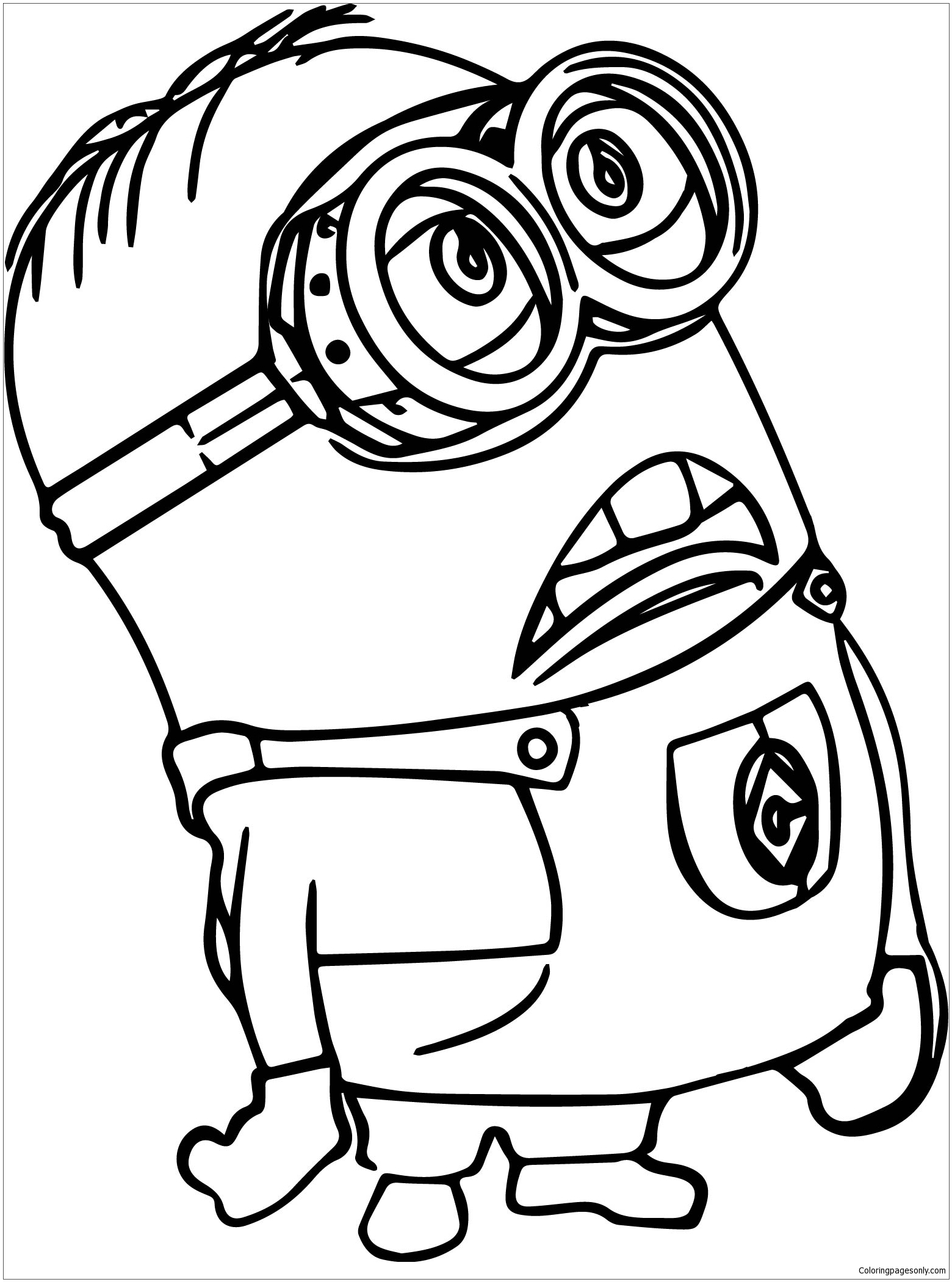 Printable Minions Coloring Pages