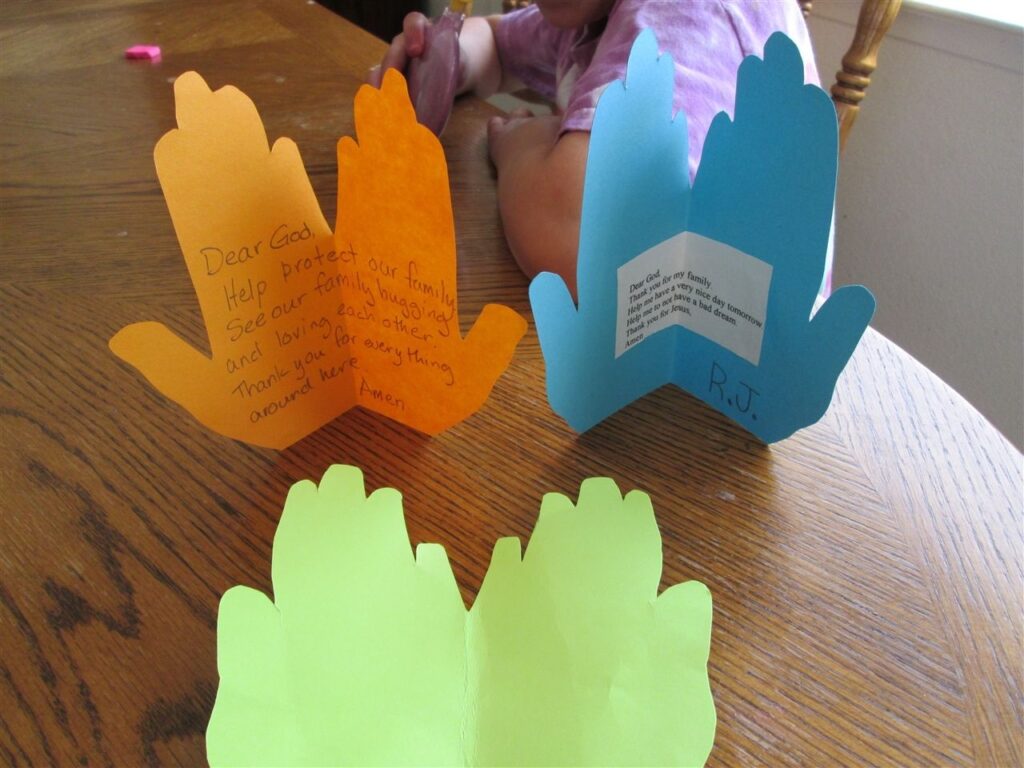 Printable Prayer Craft Activities