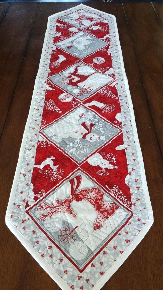 Printable Quilted Christmas Table Runner Patterns Free Easy Printable 